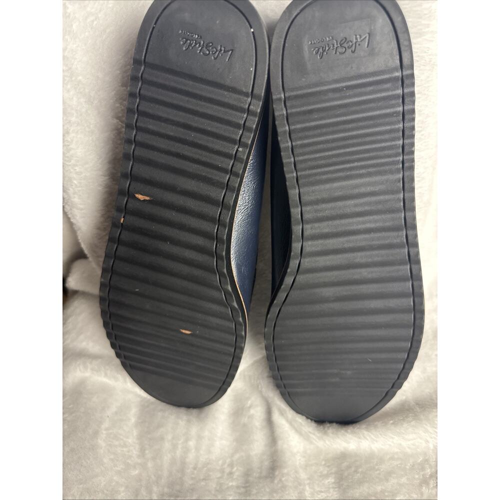 LifeStride Zee Slip On Loafers Comfort Flats Preppy Navy Blue Size 11 NWOT - Picture 7 of 7